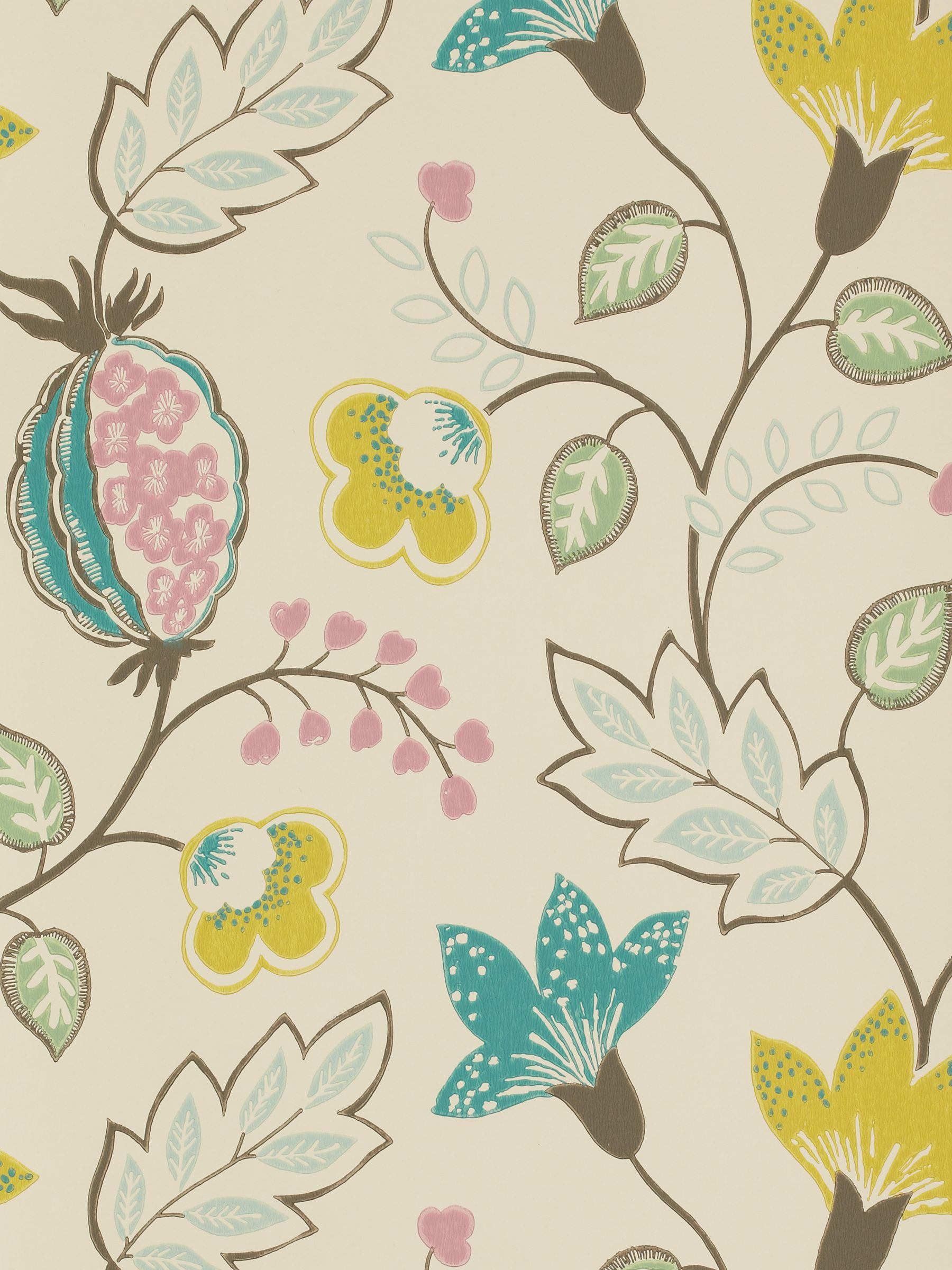 Buy Osborne & Little Benvarden Wallpaper, Multi, W5600 01 online at 